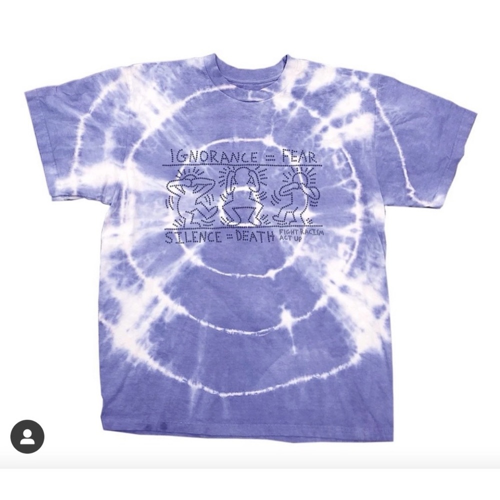Mega Yacht Fight Racism Rhinestone Tie Dye T-Shirt
